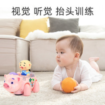 Baby head-up training toys learn to climb artifact baby guide crawling electric crawler baby baby can dance toys