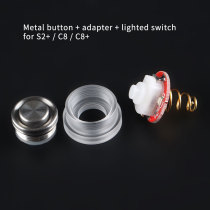 Stainless steel push button light switch applicable S2 black titanium S3 S6 S8 M1 M2 C8 C8 S21A