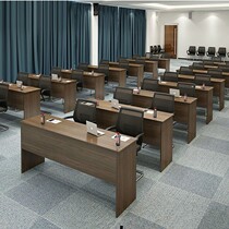 Simple modern training table Conference long table Single double desk chair Cram school tutoring training table for primary and secondary school students