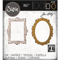 sizzix bigz thick plate mold Frames decorative frame 664440M Tim Holtz