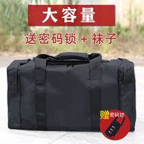 Black Bag Rear Leave Bag Front Shipping Bag Delivery Bag Portable Line After Bagging Leave Bag Left-Behind Bag Waterproof Handbag A