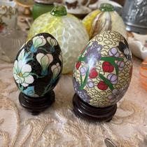 (Canal Grandpa) China return cloisonne egg a pair of 380 deposit 200