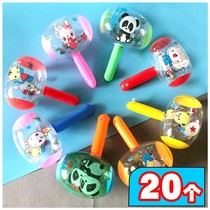 Inflatable Plastic Hammer Children Knock Sound Toys Big Hammer Baby Cartoon Small Balloon Hammer Gift Wholesale