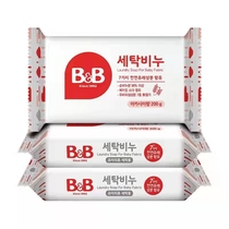 South Koreas new version of Baoning baby laundry soap newborn baby soap Baoning soap bb soap antibacterial soap 200g*12