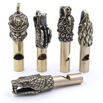 Brass Mouth Whistle Referee Military Outdoor Training Alt Lifesaving Police Whistle Children Basketball Sports Teacher Professional Whistle