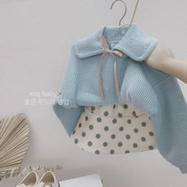 Girls sweater 2020 Spring and Autumn new childrens clothing baby Foreign style loose long sleeve top childrens casual sweater