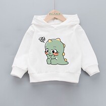2020 boys and girls hooded sweater Spring and Autumn New Baby 1-9 years old cartoon foreign-style coat top childrens base 1