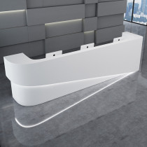 Company paint front desk reception desk desk arc beauty salon cashier Hotel bar Simple modern custom