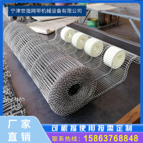 Stainless steel reflow soldering Type B mesh belt Conveyor belt for laser cutting machine Food frying machine high temperature resistant conveyor belt
