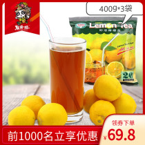 400g * 3 bags Myanmar imported Super Super instant lemon tea vitamin C fruit juice powder LimeQ drinking powder raw materials