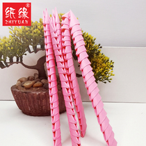 Paper edge triangle paper paper students manual work 3 * 5CM fold triangular semi-finished assembly toy 36 colors optional