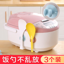 Rice cooker Creative kitchen Rice cooker pot rice spoon storage rack Rice shovel holder hanger Rice spoon holder Household spoon holder