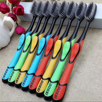 Little doctor bamboo charcoal toothbrush soft hair adult household set high-end couple childrens baby family outfit