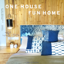 Li Bu self-made original Yunnan Bai tie-dye home pillow pillow blue dye plant dyeing handmade private custom