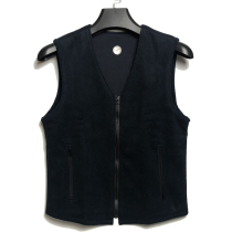 Vest vest vest vest mens fleece underwear Tibetan blue cold-proof cotton waistcoat hair waistcoat shoulder sports warm vest