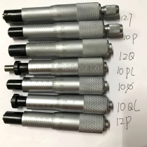 Microhead 0-25mm spiral micrometer head flat head ball head with nut with lock micrometer head