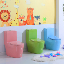 Kindergarten ceramic childrens toilet Color childrens sanitary ware Baby cartoon toilet Ceramic bathroom toilet