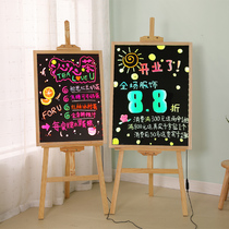 Luminous electronic small blackboard fluorescent board advertising board led version of colorful handwritten word fluorescent screen billboard luminous