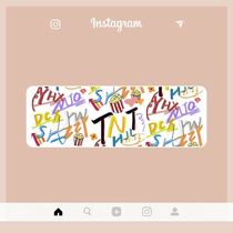 TNT era youth group Korean student school supplies pen bag stationery box storage box large capacity pencil box cool