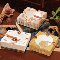 Nordic H Home Ceramics Ashtrays Creativity Personality Trend Home Living Room Vinodins cigar Blue Danube