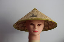 Special sale Hainan bamboo hat hat dance hat Small catch the sea dance props Childrens Red Army hat