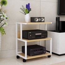  Speaker vase rack Simple table shelf Caster cabinet Power amplifier cabinet Audio cabinet Simple bedroom storage host