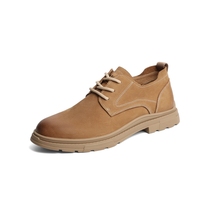 Belle mens shoes outdoor work shoes 2022 spring new cow leather trend big head casual leather shoes A0633AM2