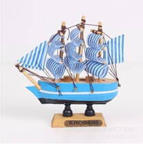 Cake ornaments wooden sailing boat model ornaments cake decoration baking ornaments wooden crafts