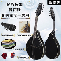 IRIN national musical instrument mandolin piano Tibetan guitar mandolin Black Mandala eight-string mandolin guitar