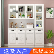 Side cabinet modern minimalist home kitchen locker against the wall cabinet living room high cabinet restaurant simple locker