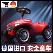 Germany Big silent anti-rollover torsion car Childrens slippery car toy 1 year old male and female baby Bobbi 2