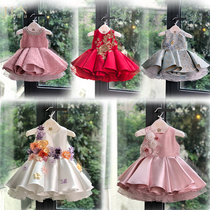 Jun said high-end custom baby dress female baby puffy skirt birthday flower girl foreign wedding princess dress
