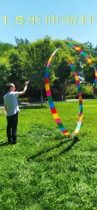 1 5 m telescopic pole ribbon fitness dance ribbon Park dance props 150cm cm shrink Rod ribbon