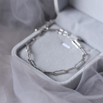 Sparkling 925 sterling silver anklet womens full of stars 2021 new tide cold wind niche high-grade sense of footwear