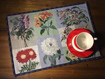American countryside European-style retro Mediterranean ins style dining mat table cloth student table mat 33 * 47 retro flower