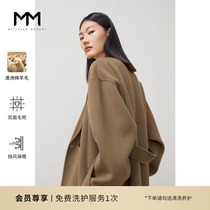 Shopping mall with MM Mam 2021 autumn and winter New wool tweed coat women double coat 5CA170681