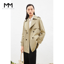 Mall Tongan MM Lemon 2022 Early Spring New Short small subcard with its color windcoat jacket 5D1260511