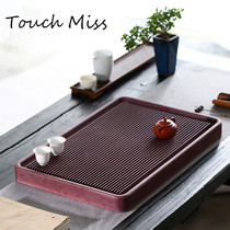 TOUCH MISS Bakelite tea tray Original embryo vegetarian embryo Chinese retro household simple electric bakelite tea table tea tray