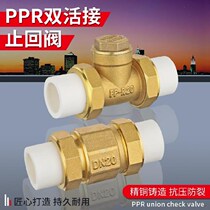 6-point check valve check valve water pipe ppr flat water valve hot water is connected to one inch spring type meter and then quickly install 1 inch