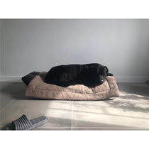 Black Panther Same-size Outlet European and American Pets Sponge Thin big cushions Autumn winter Warm Sleeping Mat Cashmere Short Suede Foreign Trade