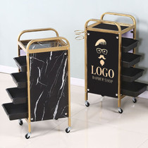 Beauty salon cart hair salon tool car multifunctional five-layer placement bar car barber shop baked oil and ironing tool car