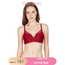 6IXTY8IGHTU lace beauty back 68 no steel ring gather bra underwear bra women BR09873