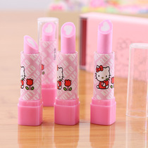  Lipstick eraser Childrens gifts creative stationery cartoon modeling eraser Primary school students prizes New Years Day gifts