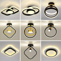  Simple aisle light Corridor light Home entrance light Balcony light led three-color dimming Net red creative ceiling spotlight