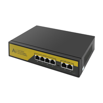 4 2POE switch poe Switch 100 megabit 4 Port poe 100 megabit 2 port network port 100 megabit switch 5 Port 6 Port