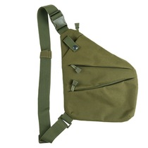 Outdoor men's leisure sports waist bag multifunctional tactics underarm invisible crossbody chest bag shoulder bag anti-loss anti-theft