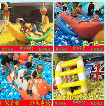 Childrens water inflatable toy million ocean ball pool banana boat Hot Wheel seesaw trampoline gyro duck boat