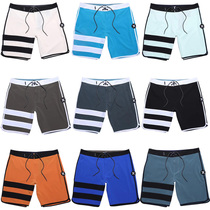 Mens fitness competition beach pants quick-drying can enter the water elastic swimming trunks loose large size five points casual sports pants