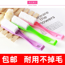 Shoe brush multifunctional brush cleaning decontamination supplies long handle short handle plastic washing brush household dormitory hardwood brush