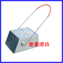 Thickened old-fashioned sanitation iron garbage shovel iron dustpan outdoor back bucket cleaning garbage bucket iron dustpan full of 5